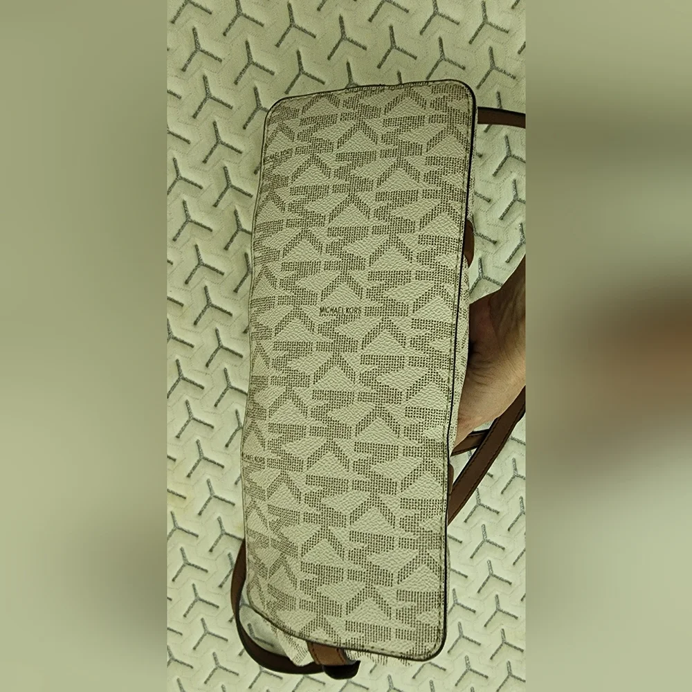 Michael Kors Brown and Cream‎ Women's Bag